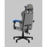 Кресло спортивное TopChairs Phantom серо-голубой