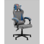 Кресло спортивное TopChairs Phantom серо-голубой