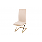 Стул обеденный Палермо MC799-BG-2, 60х46х105 см, бежевый/глянцевое золото