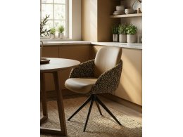 Стул ГРЕЙС (GRACE) 360 град, цвет ЗЕЛЕНЫЙ RIELLY-357 / HUNTER-357, ткань / ТЕМНО-СЕРЫЙ, ®DISAUR