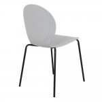 Стул Wave серый с черными ножками