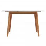 Стол Oslo раскладной 100-130x70x76см, Сосна Рандерс, орех миланский