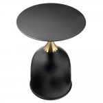 Кофейный столик Stupa 40x54см, чёрный, металл