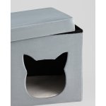 Пуф складной с ящиком Store Pet бирюзовый
