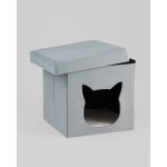 Пуф складной с ящиком Store Pet бирюзовый