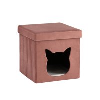 Пуф складной с ящиком Store Pet розовый