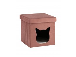 Пуф складной с ящиком Store Pet розовый