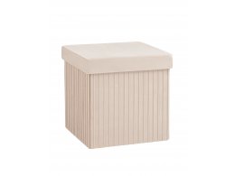 Пуф складной с ящиком Store Square бежевый
