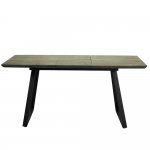 Стол Stockholm раскладной 120-160х80х75см, серый дуб