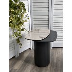 Стол кофейный ARVID PANDORA  керамика на стекле/ окрашенный МДФ / темно-серый МДФ каркас ®DISAUR