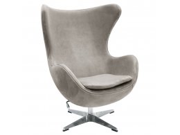 Кресло EGG STYLE CHAIR латте, искусственная замша