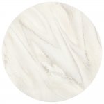 Стол Liverpool диам.100см, керамогранит белый мрамор с золотистыми ножками