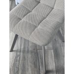 Стул CHILLI SQUARE 355А-04, ткань/ латте каркас М-City