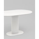 Стол обеденный Mystery 130х80 см белый керамика