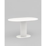 Стол обеденный Mystery 130х80 см белый керамика