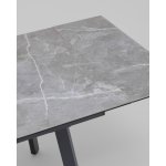 Стол Тайл 140-200/85/75 столешница керамика Larka Grey