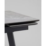 Стол Тайл 140-200/85/75 столешница керамика Larka Grey