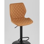 Стул барный Dome экокожа коричневый 2 шт