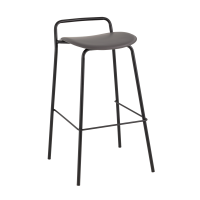 Стул барный Mantis экокожа темно-серый