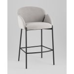 Стул полубарный Melia светло-серый