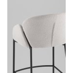 Стул полубарный Melia светло-серый