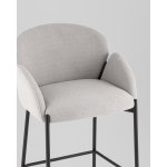 Стул полубарный Melia светло-серый