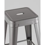 Стул барный TOLIX серебристый матовый KD