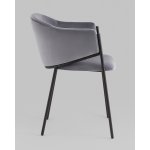 Стул Brace велюр серый