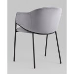 Стул Brace велюр серый