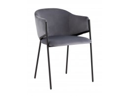 Стул Brace велюр серый