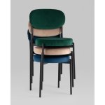 Стул Бриф NEW велюр зелёный 4 шт