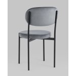 Стул Бриф NEW велюр серый 4 шт