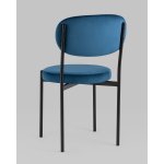 Стул Бриф NEW велюр синий 4 шт