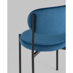 Стул Бриф NEW велюр синий 4 шт