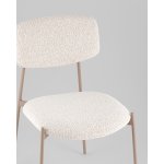 Стул Doe без подлокотников светло-бежевый бежевые ножки