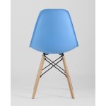 Стул Eames Style DSW голубой x4 (разборный каркас)