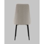 Стул Касаденика велюр серый, спинка гобелен лошадки