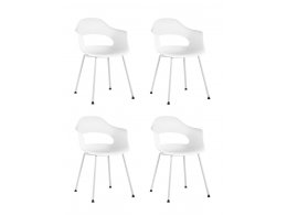 Стул Lady пластик белый 4 шт.