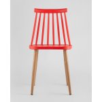 Стул Морган пластиковый красный 4 шт