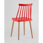 Стул Морган пластиковый красный 4 шт