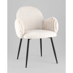 Стул обеденный Wave Stripes букле светло-серый