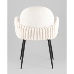 Стул обеденный Wave Stripes букле светло-серый