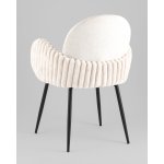 Стул обеденный Wave Stripes букле светло-серый