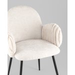 Стул обеденный Wave Stripes букле светло-серый