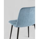 Стул Одди Original велюр пыльно-синий 4 шт.