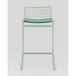 Стул полубарный Danny зеленый с подушкой