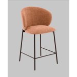 Стул полубарный Блейз букле терракотовый