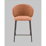 Стул полубарный Блейз букле терракотовый