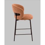 Стул полубарный Блейз букле терракотовый