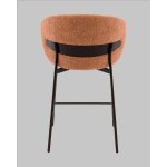 Стул полубарный Блейз букле терракотовый